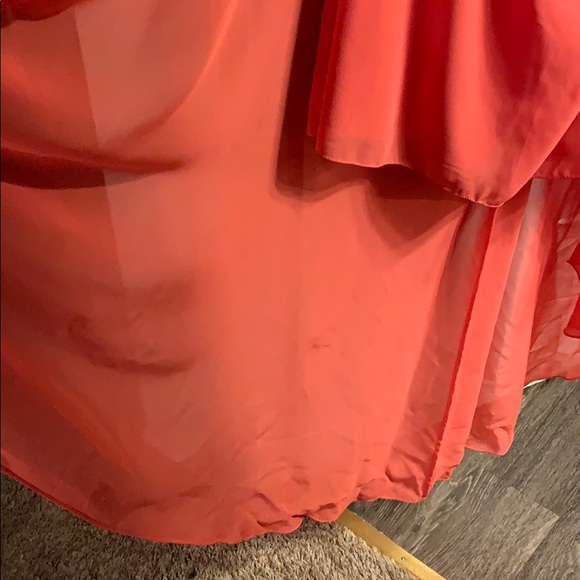 David’s Bridal Guava size 18 hi-low dress - Picture 4 of 5